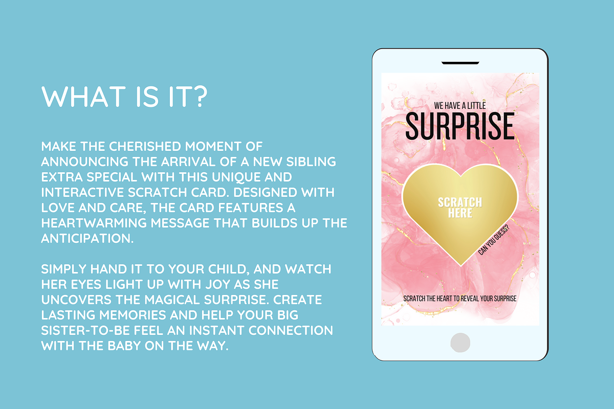 Big Sister Digital Scratch Card, a Presentation Template by SunshineStudioBoutique (Photo 3 of 7)