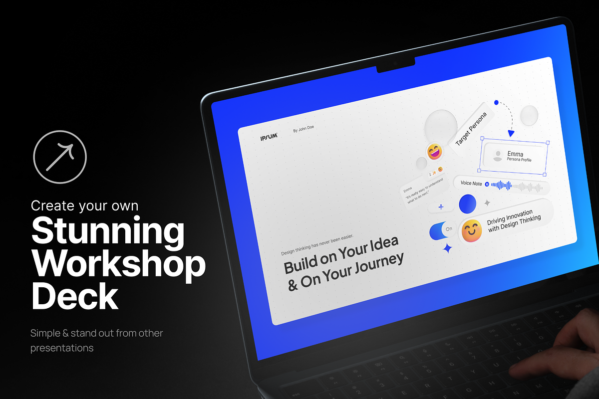 Design Thinking Workshop Deck, a Presentation Template by pickolabstudio (Photo 6 of 6)