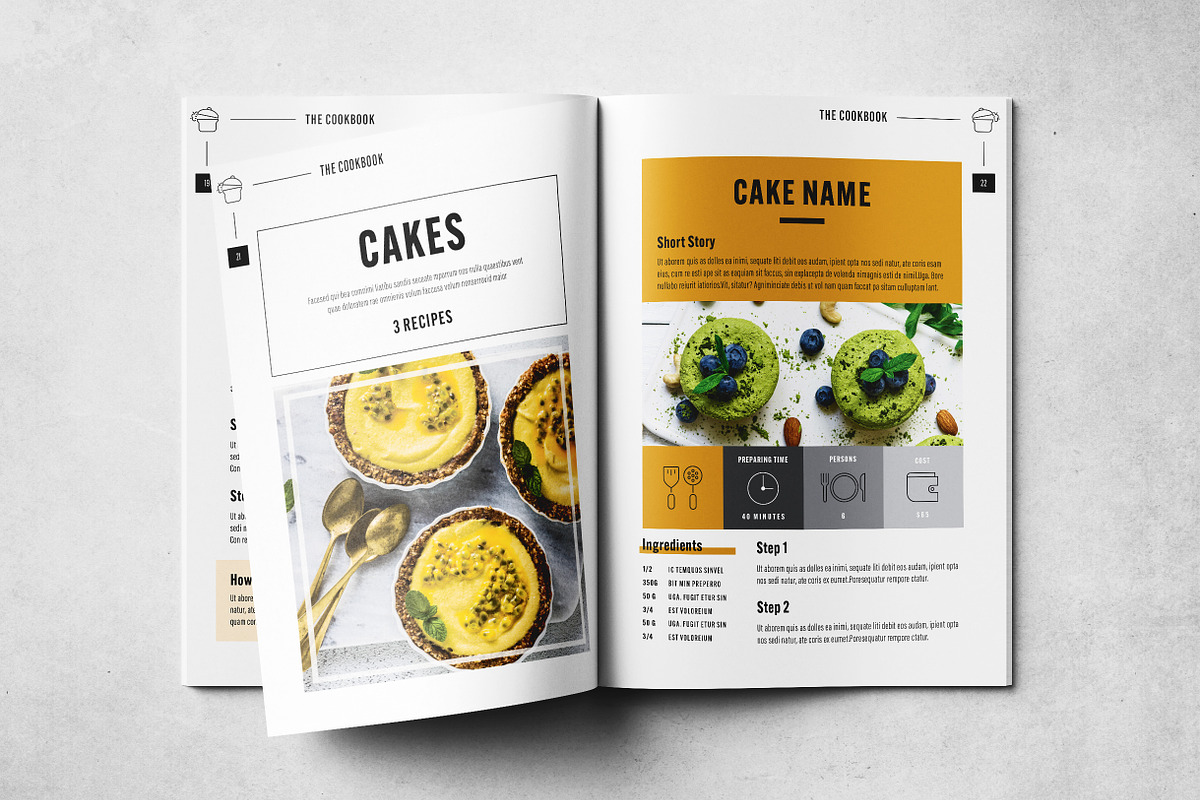 The Cookbook Layout, a Brochure Template by Grkic Creative (Photo 12 of 13)
