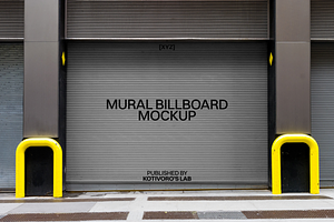 Urban Mural Billboard Mockup 09