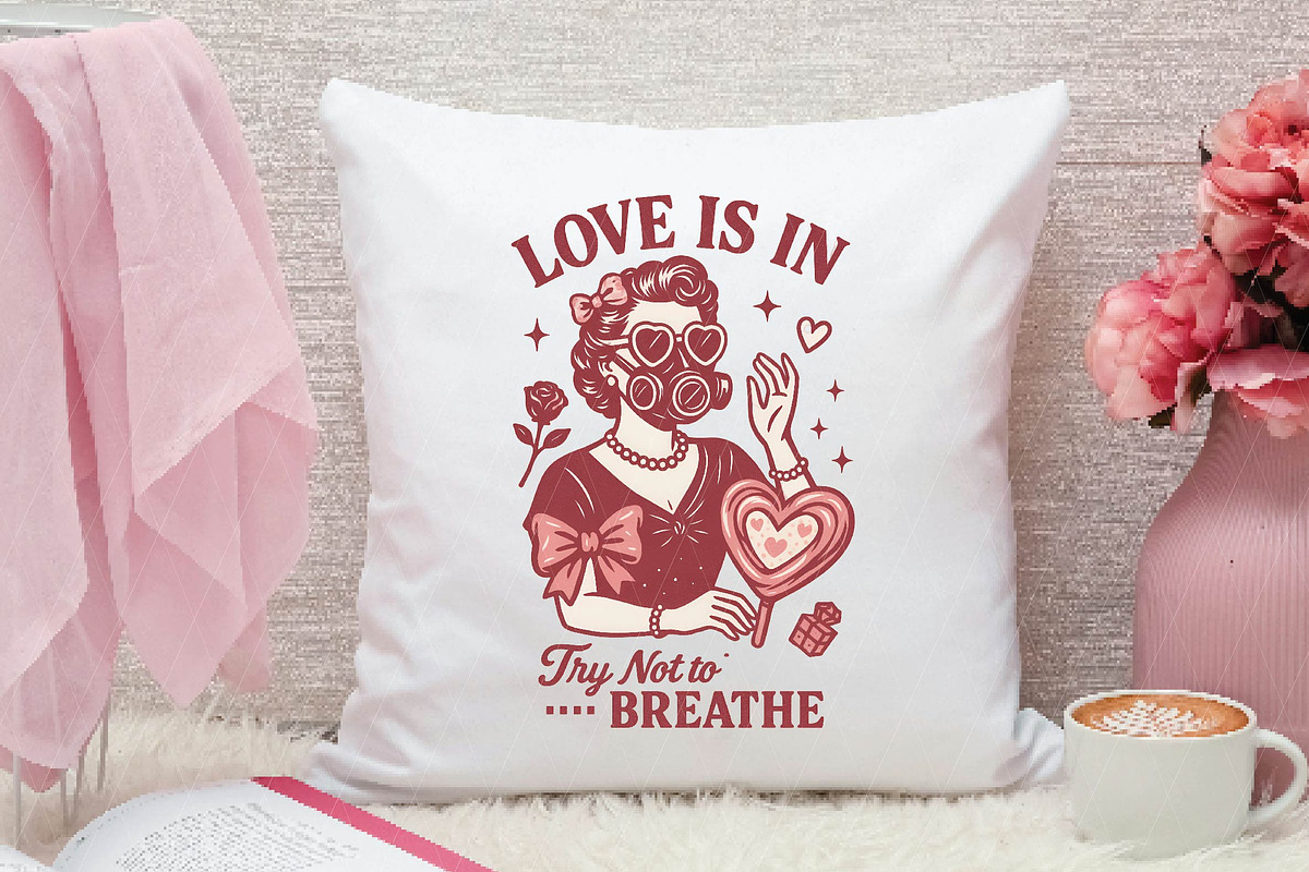 Funny Anti Valentine's Day Woman, an Illustration by DreamPrint404 (Photo 4 of 7)
