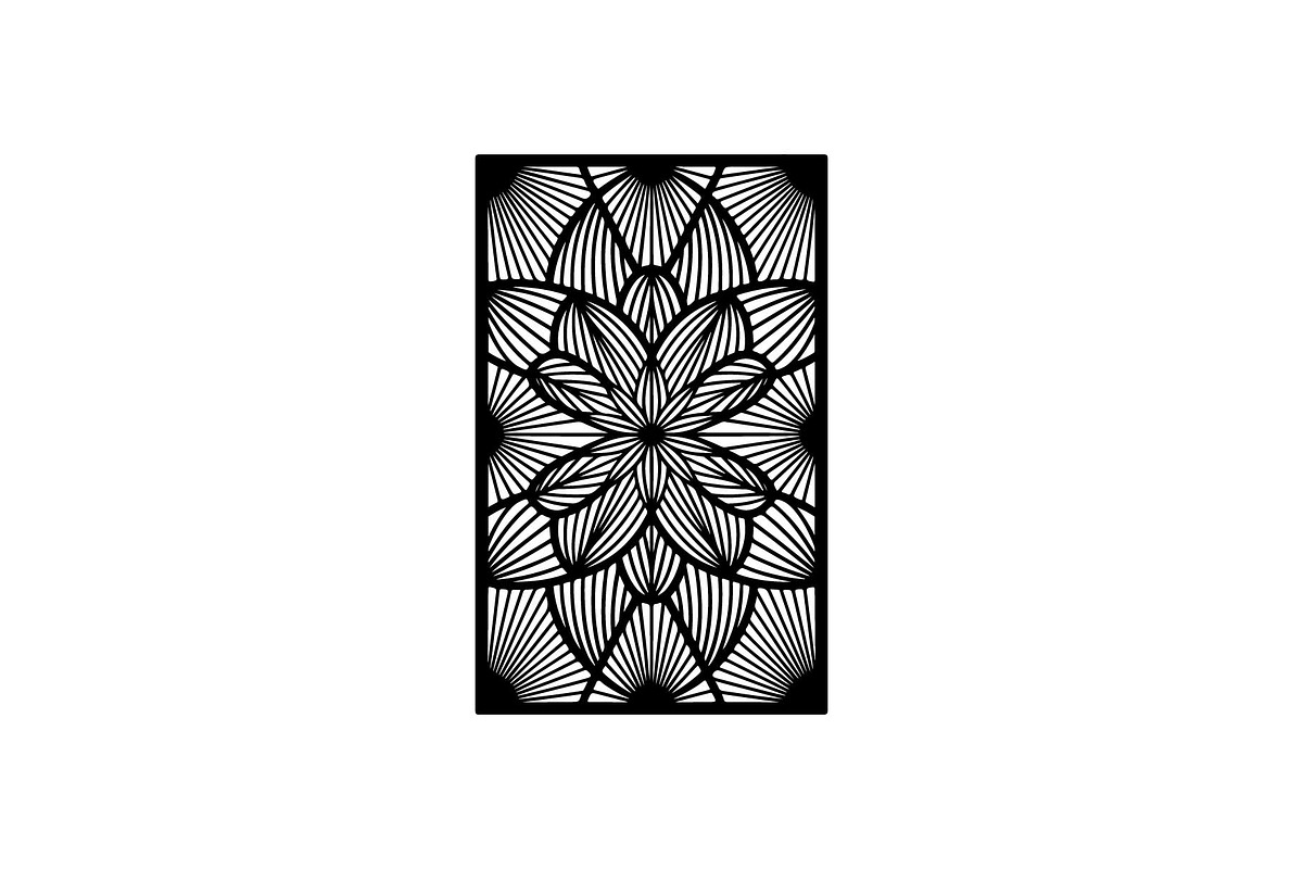 Black Geometric Pattern Panel SVG, an Object Graphic by jahid234 (Photo 5 of 13)
