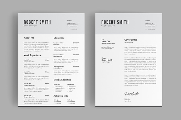 Resume Design Template preview 2