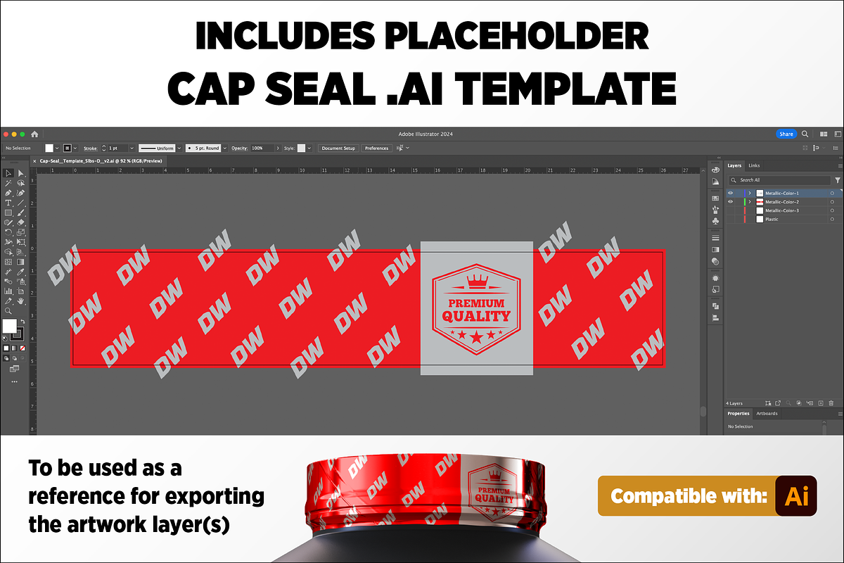 5lb Whey Protein Jar Mockup D1-Pro, a Packaging Mockup by Design Warlord (Photo 8 of 16)