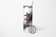 20oz Skinny Tumbler Mockup Set, a Cups & Container Mockup by creatsy5 (Thumbnail 5 of 11)