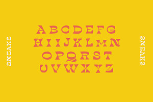 Sneaks Display Font