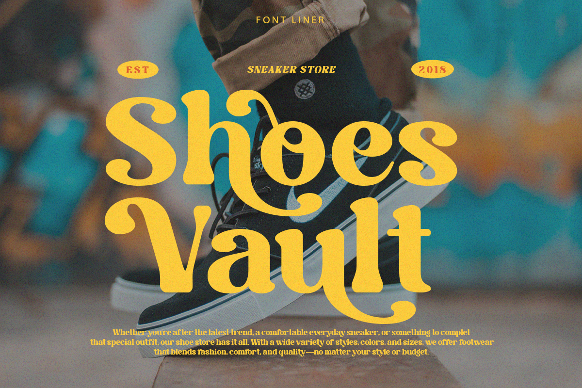 Quila - Classy Retro Font, a Serif Font by Font Liner (Photo 2 of 14)