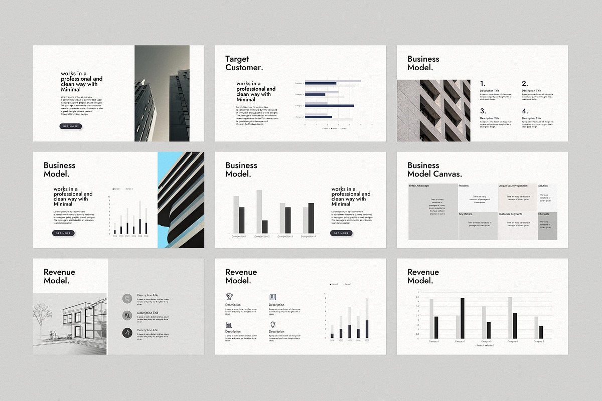 Strategy Minimal PowerPoint Template, a Presentation Template by ...