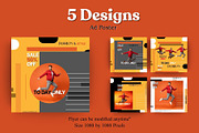 Energetic Style Promo Poster Set, a Branding & Logo Template by Aban's World (Thumbnail 2 of 4)