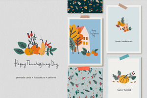 Thanksgiving patterns & cards