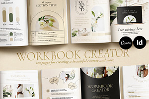WorkBook / CANVA, INDD / Mona