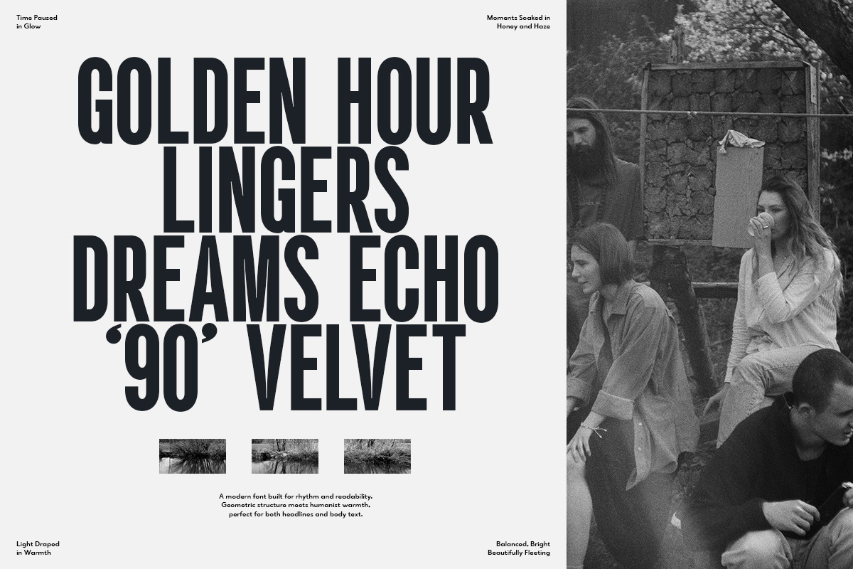 GC Horizon - Modern Bold Condensed, a Sans Serif Font by Glyphonic (Photo 4 of 15)