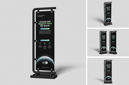 Street Banner Mockup