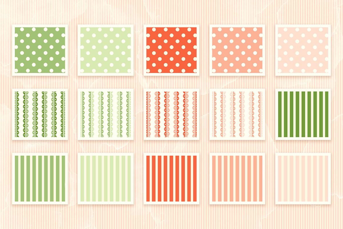 Cottage Strawberry Clipart & Pattern, a Pattern Graphic by PATTERNS etc. (Photo 10 of 16)