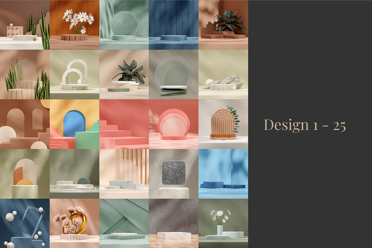 50 Podium for Product Background, a Background Graphic by faustudio (Photo 3 of 4)