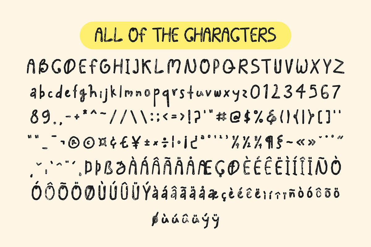 CS Darlene Stamp, a Handwritten Font by Craft Supply Co. (Photo 8 of 8)