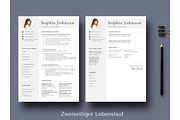 Bewerbungsvorlagen Word Lebenslauf, a Resume Template by Climbwithelevator (Thumbnail 2 of 10)