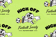 Retro Sports Mascot Illustrations, an Object Graphic by Ludere Studios (Thumbnail 6 of 8)