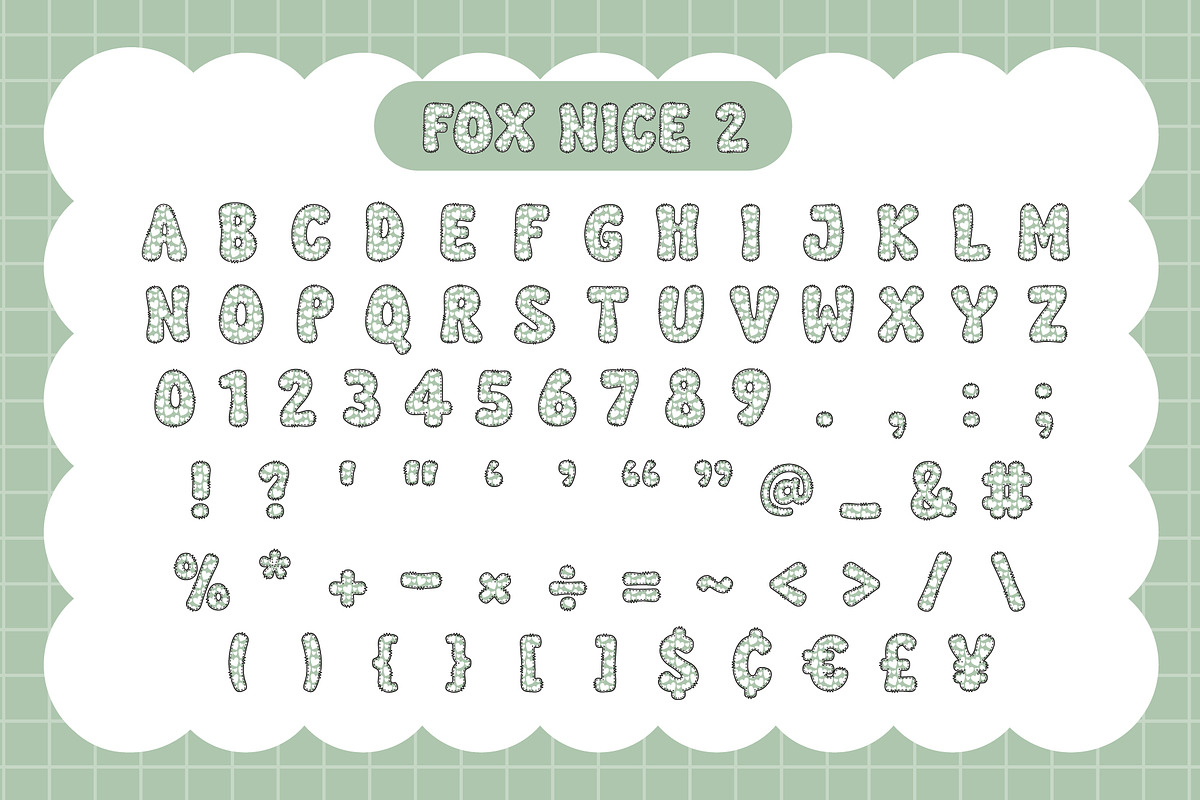 Fox Nice 4 Color Font Style, a Font by Fox7 By Rattana (Photo 7 of 10)