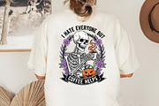 Skeleton Halloween Coffee Sublimatio, an Illustration by CreationArt (Thumbnail 2 of 4)