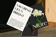 Mikea Blur, a Sans Serif Font by Craft Supply Co. (Thumbnail 5 of 8)