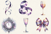 Purple New Year 2026 Sublimation, an Illustration by DreamCafeArt (Thumbnail 4 of 6)