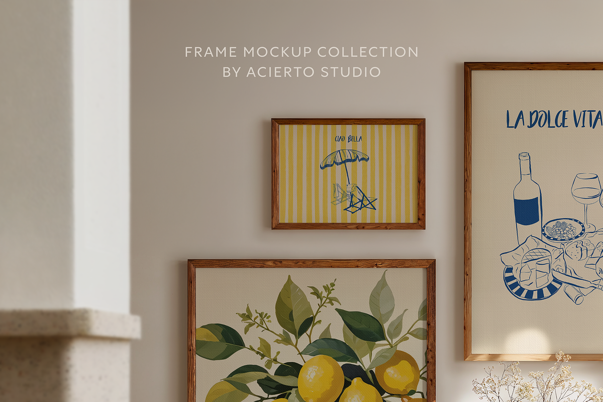 LUCIA Din A | Frame Mockup Full Set, a Household Mockup by Acierto Studio (Photo 15 of 16)