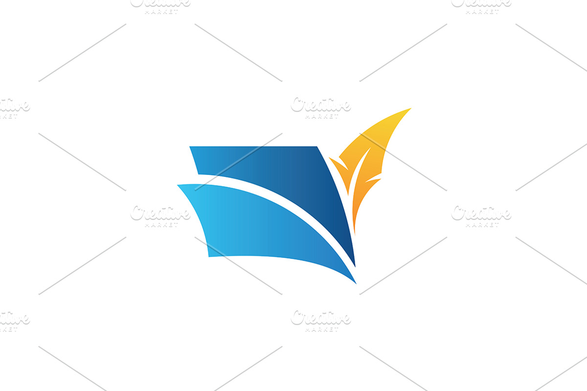 20 Logo Books Template Bundle, a Branding & Logo Template by Acongraphic (Photo 15 of 21)