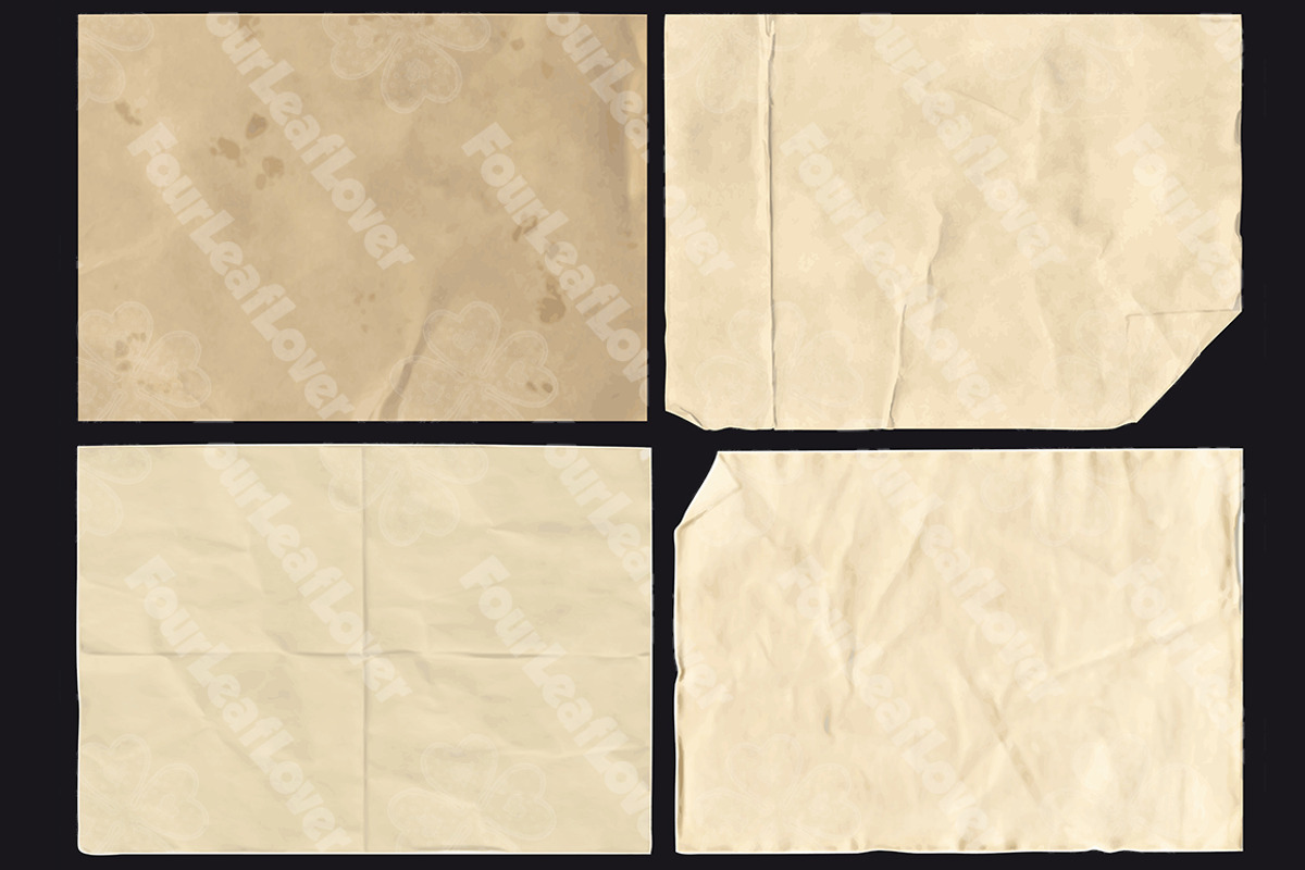 8 Hi quality Vector Paper Textures preview 4