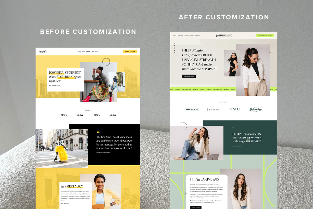 Public Speaker Website Template, a Squarespace Template by GoLive Website Templates (Photo 9 of 12)