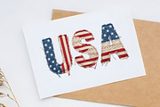 USA Faux Patchwork PNG, a Seasonal Illustration by Canvas Craft (Thumbnail 6 of 6)