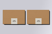 Box With Sticker Mockup, a Packaging Mockup by Riel Concept (Thumbnail 4 of 8)