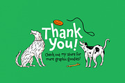 Dogs! Vector Clip Art Illustrations, an Animal Illustration by rouxsupplyco (Thumbnail 12 of 12)