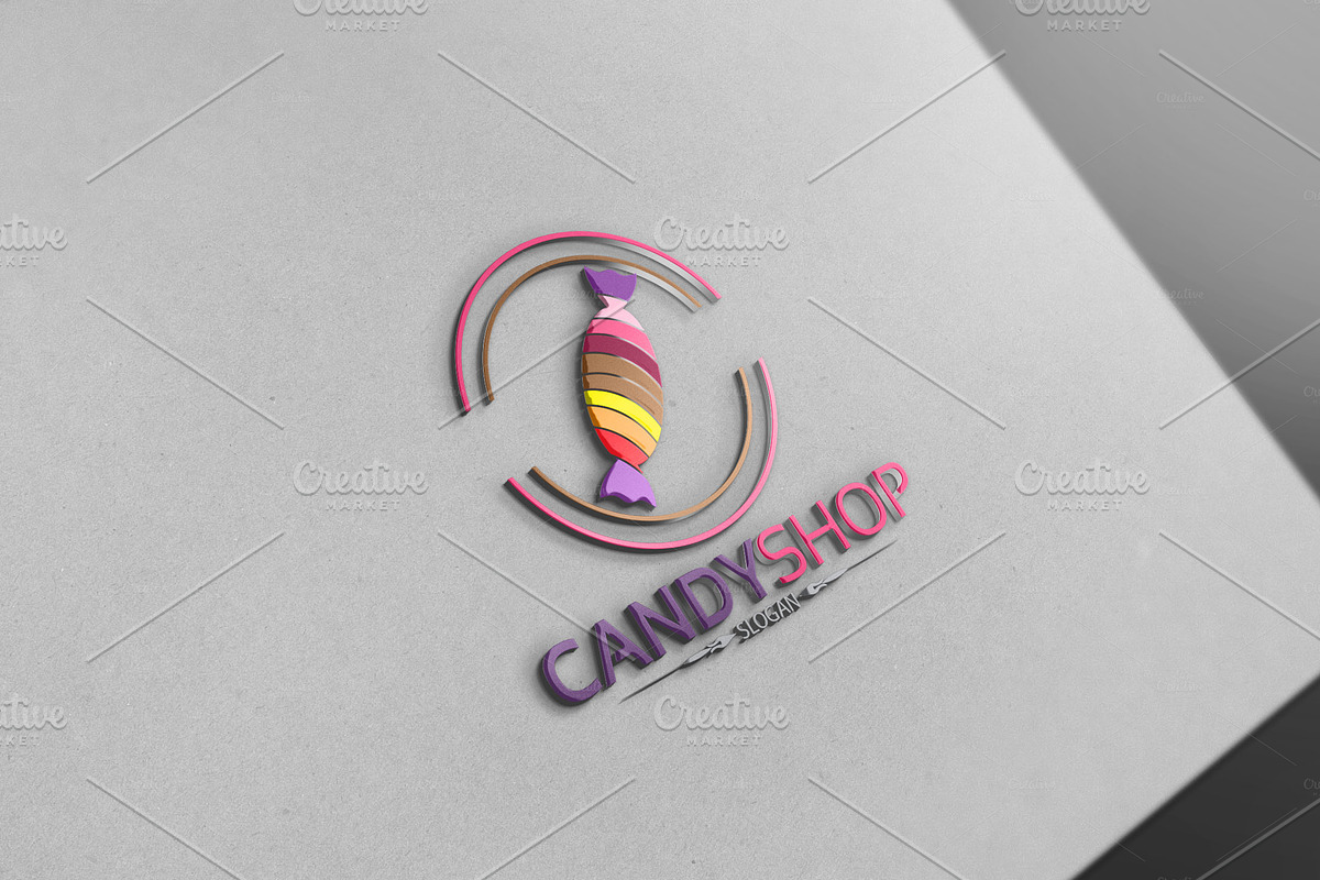 Candy Shop, a Branding & Logo Template by Josuf Media (Photo 3 of 5)