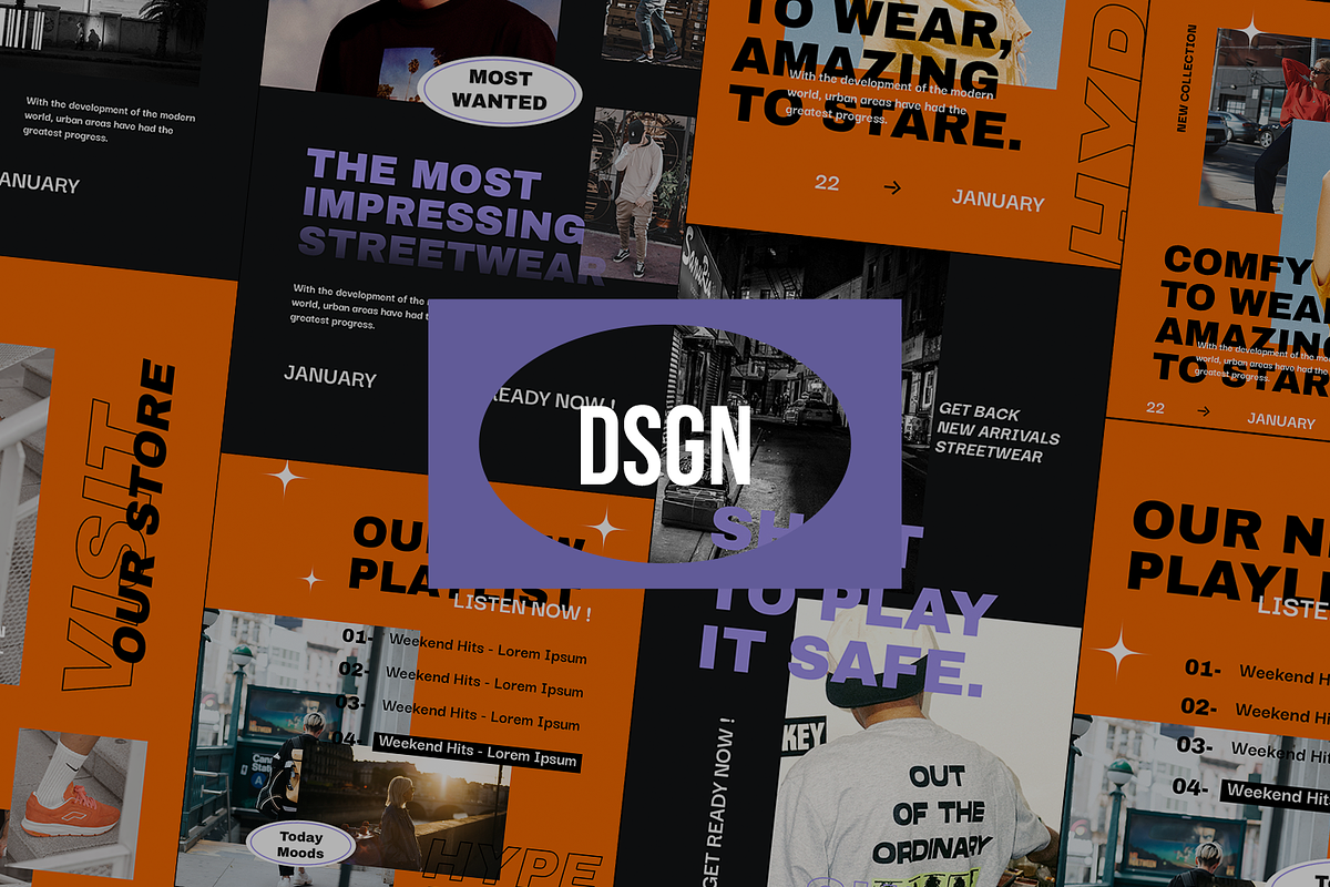 Krium Urban Instagram Template, a Social Media Template by Creatchees.std (Photo 3 of 5)