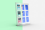Acrylic Trading Card Display Mockup, an Advertising Mockup by Illusiongraphic (Thumbnail 18 of 24)