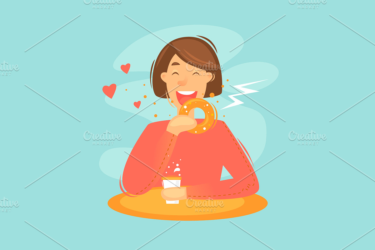 People eat., a Food Illustration by Podis (Photo 4 of 9)