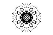 Elegant Mandala Line Art Collection, a Decorative Illustration by NJ Himel (Thumbnail 63 of 101)