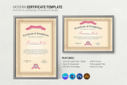Canva Certificate Template, a Stationery Template by DesignDevisers (Thumbnail 1 of 9)