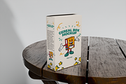 Cereal Box Mockup, a Packaging Mockup by xavier_studio (Thumbnail 5 of 5)
