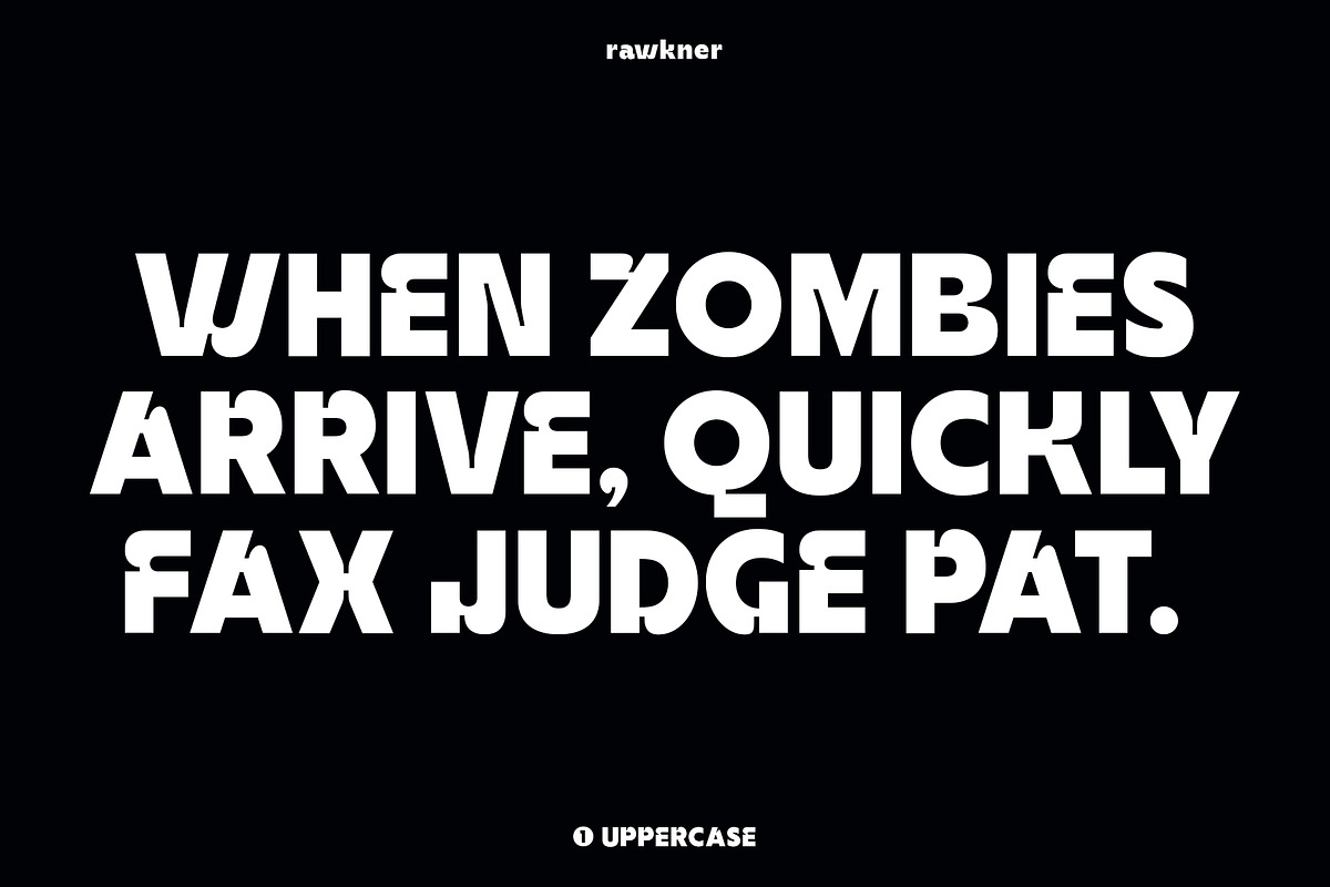 Rawkner Font, a Sans Serif Font by trustha (Photo 12 of 15)