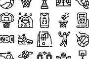 Basketball sport game icons and, an Object Graphic by pikepicture (Thumbnail 3 of 3)