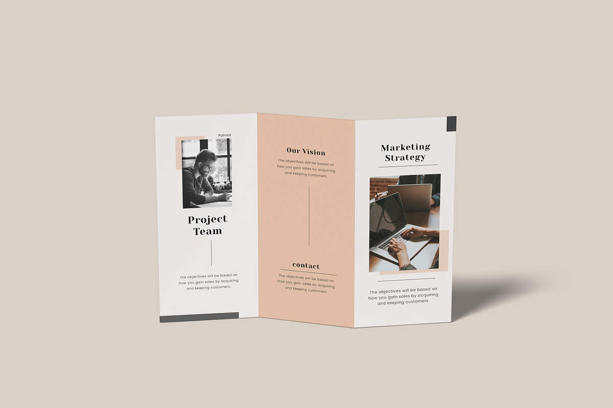 A4 Trifold Brochure Mockup Bundles, a Brochure Template by Graphic Aesthetic (Photo 8 of 20)