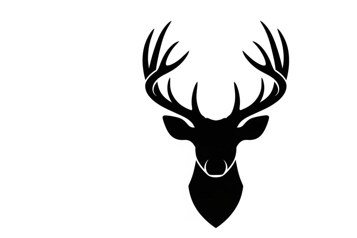deer head wall mount silhouette, an Illustration by Amazin_art (Photo 49 of 51)