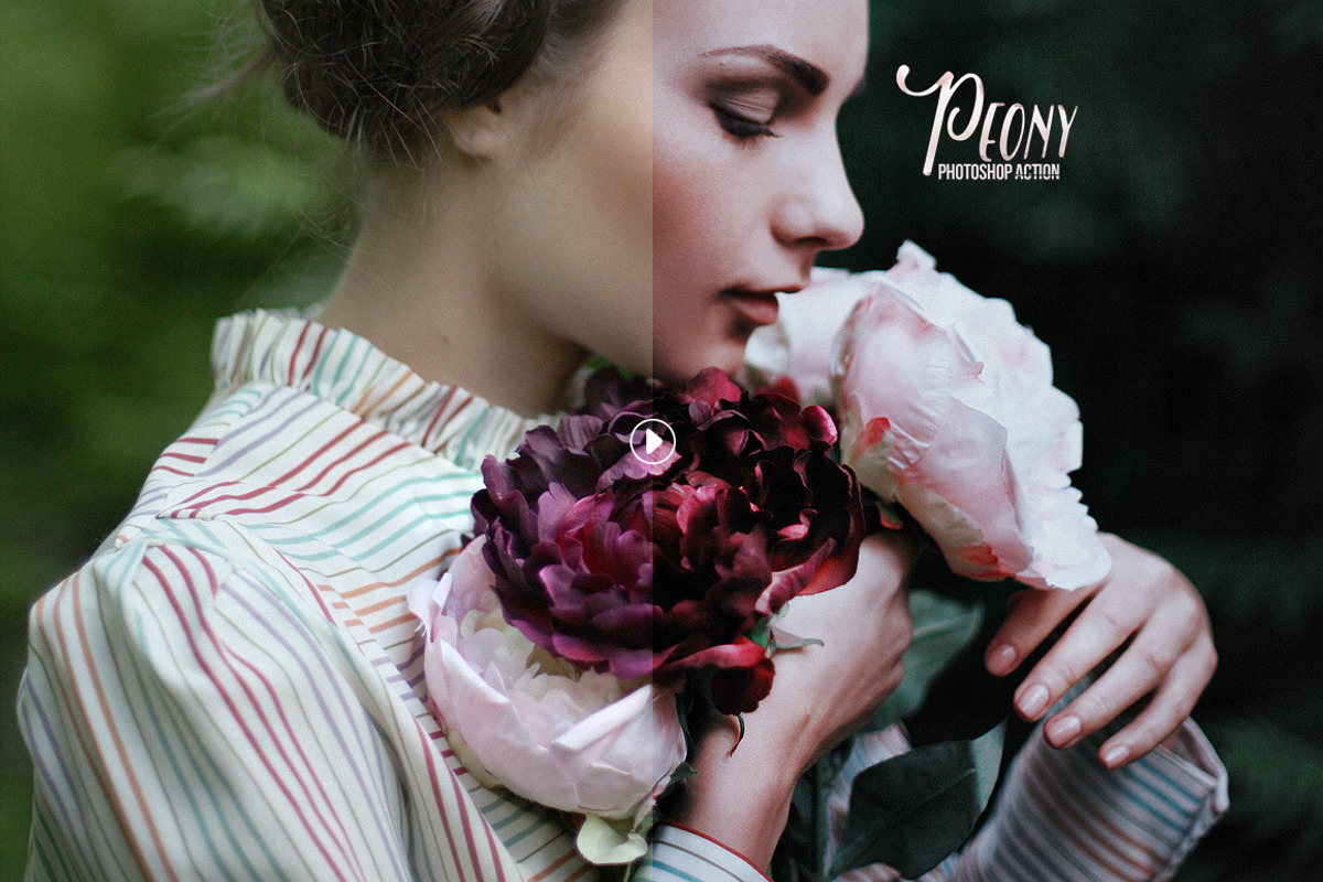 Peony Action for Photoshop, an Action Add-On by Presetrain Co. (Photo 3 of 5)