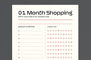 Modern Weekly Meal Planner Template, a Stationery Template by MightyDesign (Thumbnail 4 of 8)