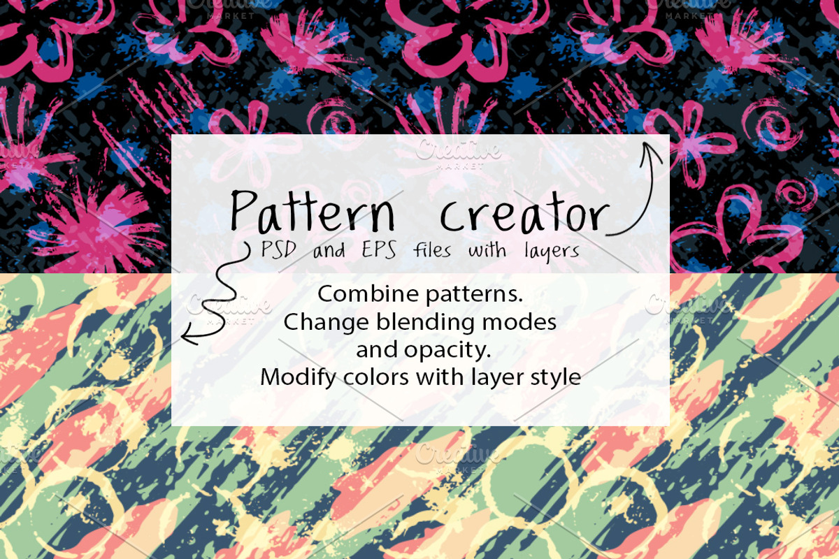 Seamless pattern color trends 2017, a Pattern Graphic by antuanetto (Photo 4 of 5)