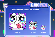 Unicorn Twitch Emotes, an Emoji Icon by Pixel Picasso Studio (Thumbnail 2 of 5)