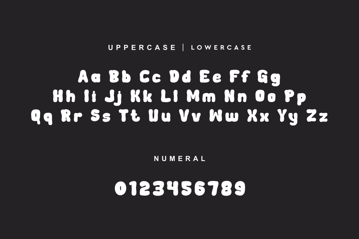 Hokey Mefun - Groovy Font, a Sans Serif Font by QR Design Studio (Photo 10 of 12)