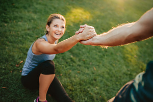 Man helping her girlfriend, a Sports & Recreation Photo by Jacob Lund